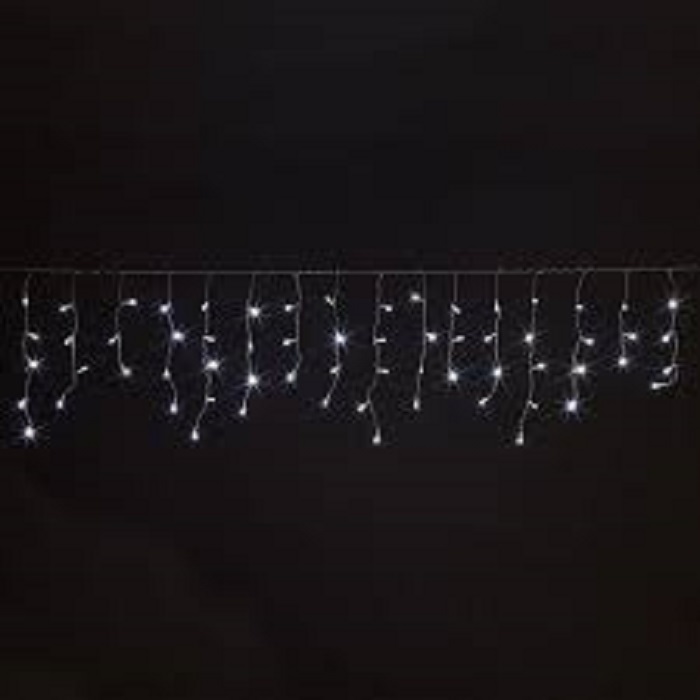 Гирлянда светодиодная "Бахрома" Eurosvet 100-002 220В 1,8х0,5м Белая IP20 фото Гирлянда светодиодная "Бахрома" Eurosvet 100-002 220В 1,8х0,5м Белая IP20 картинка